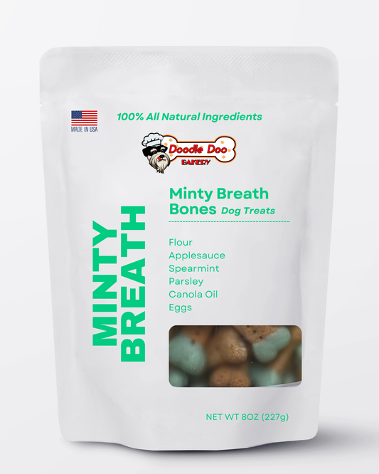 Homemade Dog Treats - Minty Breath Blend Dog Snacks 1/2lb.