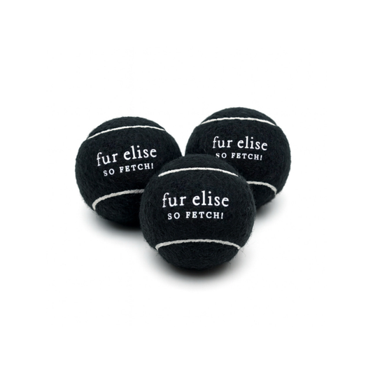 Tennis Ball Pack of 3 - Noire
